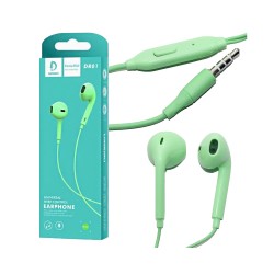 DENMEN WIRE CONTROL EARPHONES DR01 GREEN DENMEN WIRE CONTROL EARPHONES DR01 GREEN